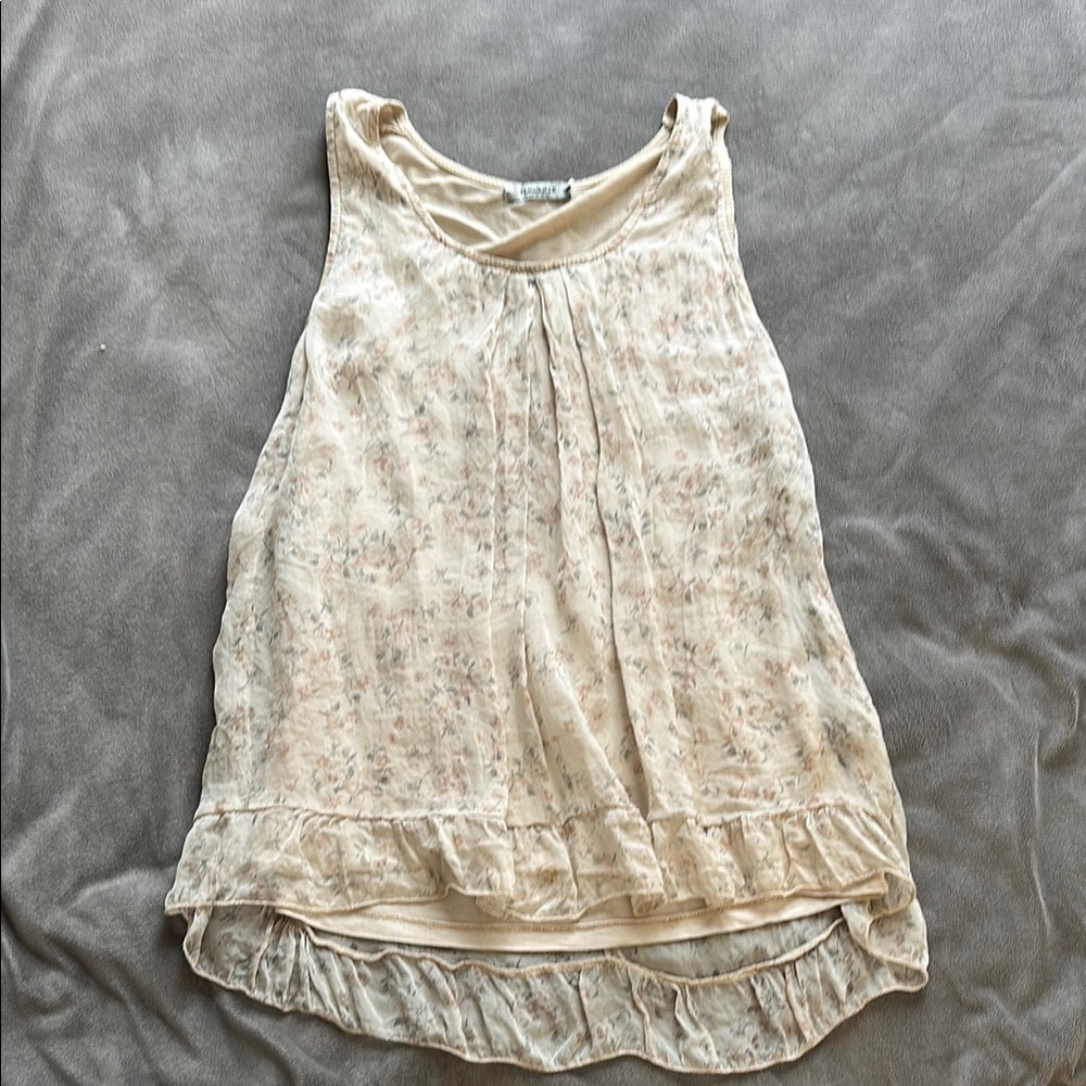 Silk flowy top